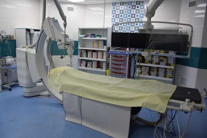 cardiovascular surgery and post angiogram care ward of razi hospital