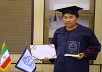 An Afghan Student has finished his study in supplementary education in Medical Sciences